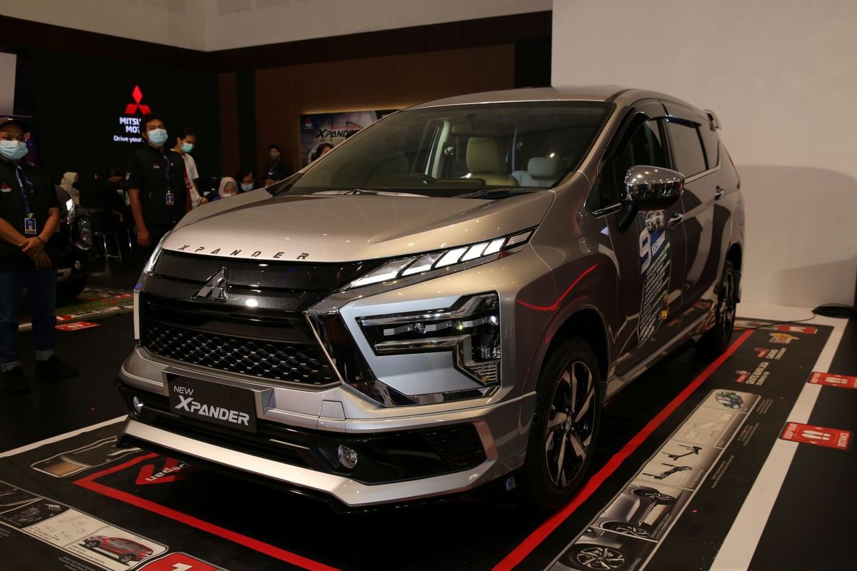 Mitsubishi Xpander terbaru pada ajang GIIAS Surabaya 2021.