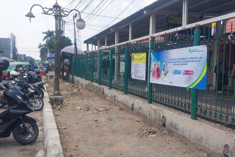 Perbaikan Trotoar Stasiun Bogor di Jalan Mayor Oking Ditargetkan Selesai Oktober 2026