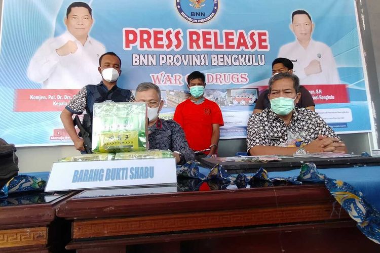 BNNP Bengkulu amankan kurur 3 kg sabu