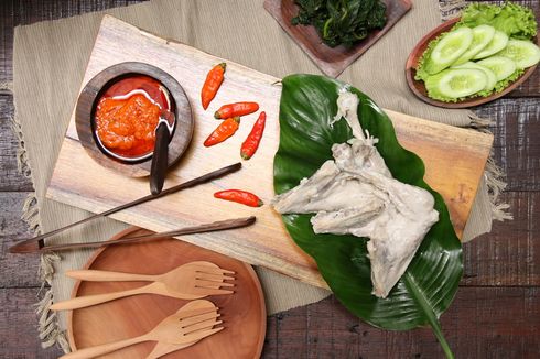 Resep Ayam Pop Padang, Lengkap dengan Sambal dan Daun Singkong Rebus