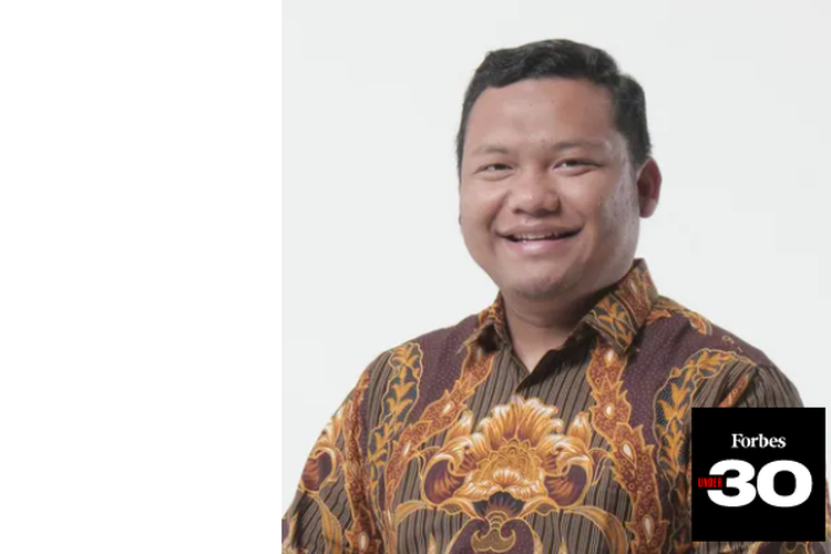 Tangkap layar foto Eko Pujianto dalam Forbes 30 Under 30.