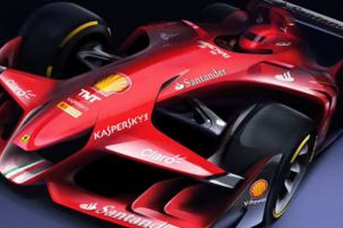 Ferrari merilis mobil konsep masa depan F1.