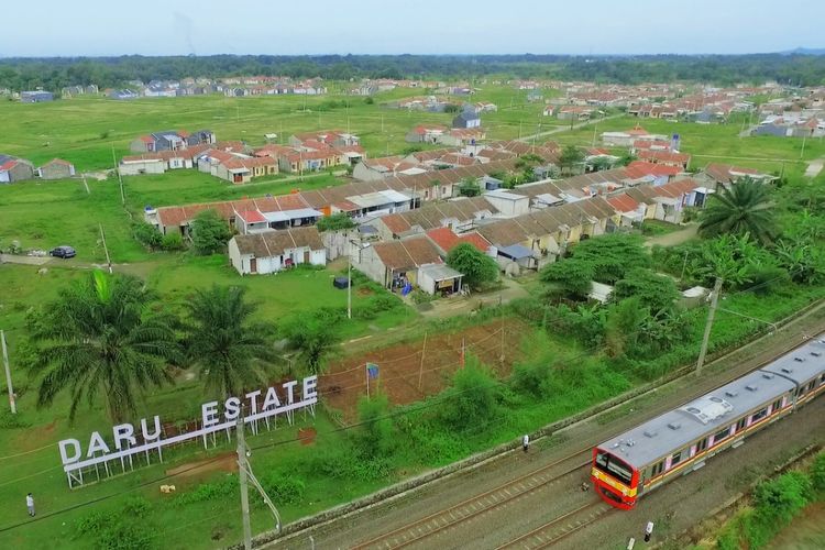 Perumahan subsidi Drau Estate berlokasi dekat stasiun kereta