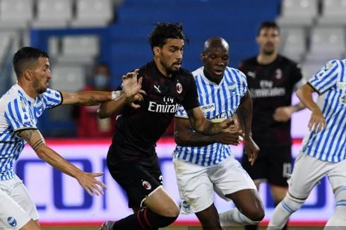 Babak I SPAL Vs AC Milan, Rossoneri Tertinggal 2 Gol dari 10 Pemain Tuan Rumah
