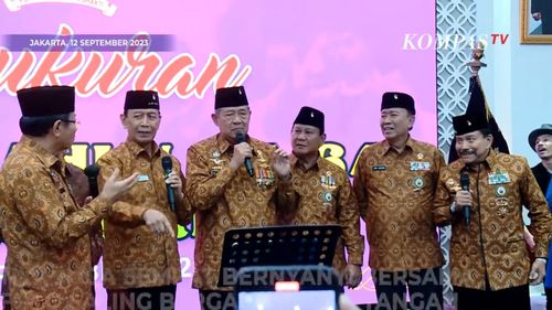 SBY Akrab dengan Prabowo di Acara Pepabri, Andika Perkasa Tak Yakin Demokrat Gabung Koalisi Gerindra