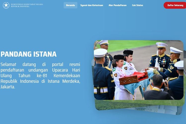 Bagaimana Cara Daftar Ikut Upacara HUT ke-81 RI di Istana?