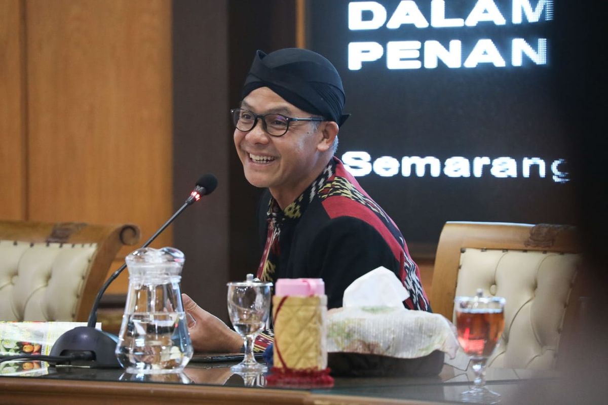 Gubernur Jawa Tengah Ganjar Pranowo dalam salah satu kesempatan.