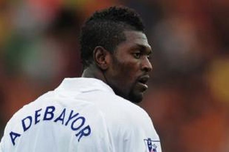 Penyerang Tottenham Hotspur, Emmanuel Adebayor