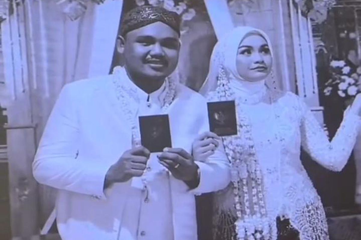 Foto akad pernikahan Salma dan Dimansyah pada 23 Januari 2025. 