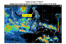 Siklon Tropis Vamco di Utara Natuna, Ini Dampak untuk Indonesia