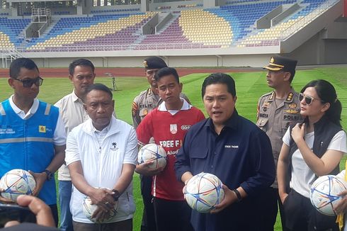 Erick Thohir Tinjau Stadion Manahan, Persiapan untuk Final Piala Dunia U20 2023