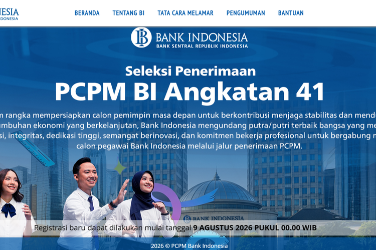 Rekrutmen PCPM BI 41 Dibuka, Ini Jurusan yang Bisa Daftar