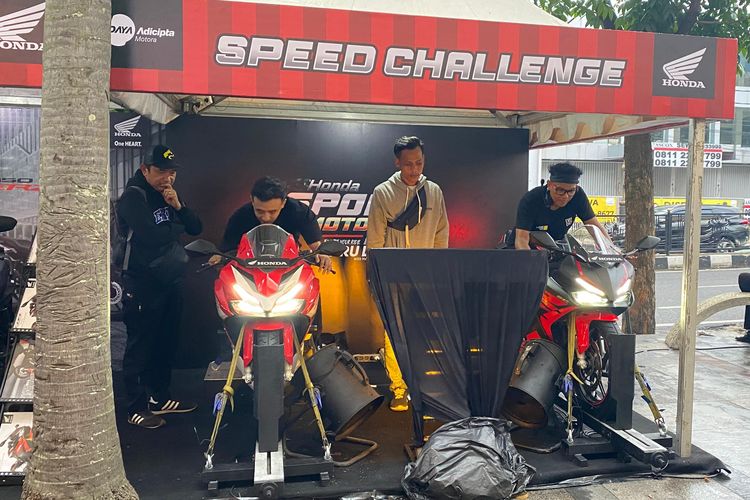 Speed Challenge di Honda Sport Motoshow (HSMS) 2024 di Bandung, Jawa Barat