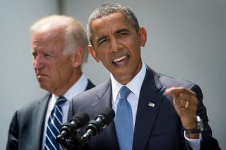 Presiden Barack Obama didampingi Wapres Joe Biden memberikan pidato terkait perkembangan terbaru masalah Suriah. Obama menegaskan dia akan meminta dukungan kongres sebelum menyerang Suriah.
