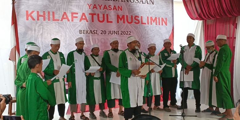 Setelah Khilafatul Muslimin Bekasi Ucapkan Ikrar Setia pada Pancasila dan  NKRI... Halaman all - Kompas.com
