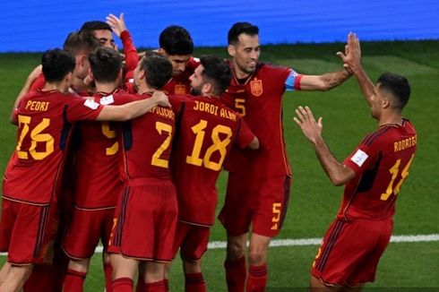 HT Spanyol Vs Kosta Rika 3-0: Oper dan Gol, 100 untuk Tim Matador