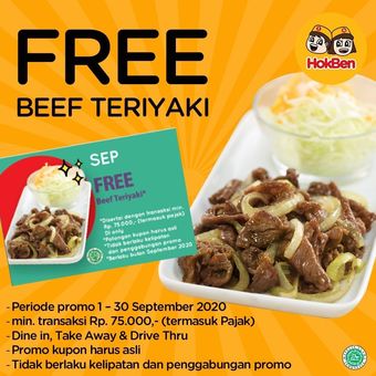 promo bulan september dari hokben