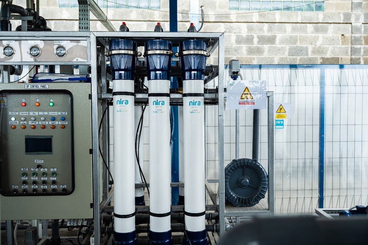 Recycle Water Treatment dari Nira di fasilitas produksi PT Kopin.