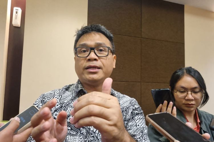 Direktur Analisis dan Pemeriksaan 1 PPATK, Beren Rukur Ginting di Hotel Santika, Bogor, Jawa Barat, Selasa (27/6/2023)