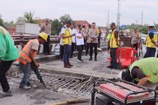 Jembatan Comal Rusak, Akses Ditutup, Lalu Lintas Dialihkan ke Jalan Tol