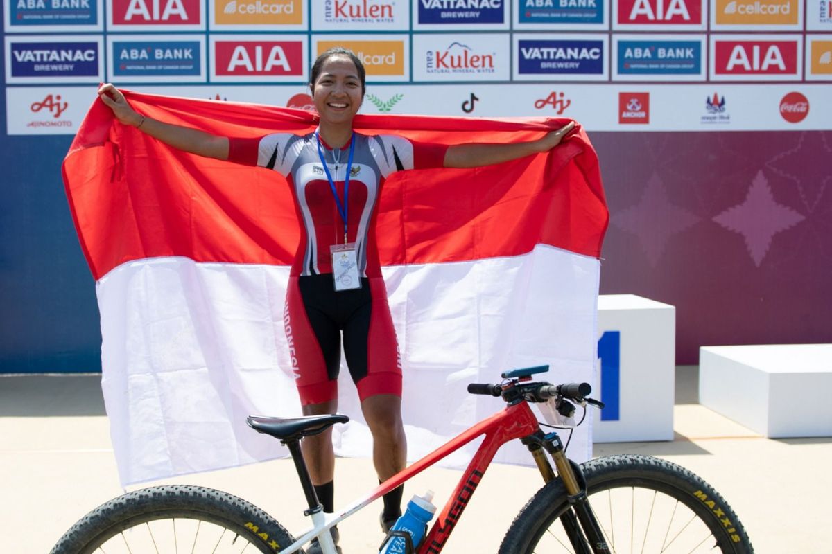 Sayu Bella Sukma Dewi, atet sepeda dari cabang MTB