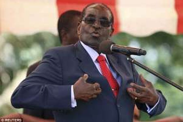 Presiden Zimbabwe Robert Mugabe.