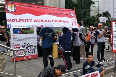 KPU DKI Buka Posko Pusat Informasi Pemilu 2019 di Car Free Day