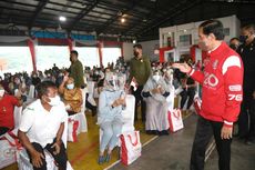Tinjau Vaksinasi Covid-19 di Sulut, Presiden Puji Capaian Kota Tomohon