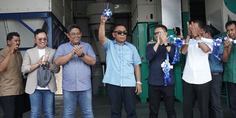 Bupati Jembrana I Nengah Tamba dalam acara Soft Launching SPBT di Subak Tibu Beleng, Minggu (22/9/2024).