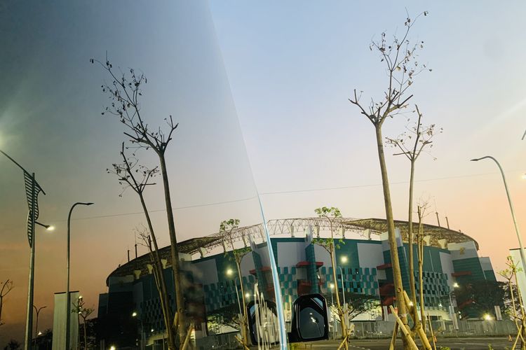 Suasana venue babak penyisihan Grup A Piala Dunia U17 2023 Indonesia Stadion Gelora Bung Tomo Surabaya, Jawa Timur, Selasa (7/11/2023) petang.