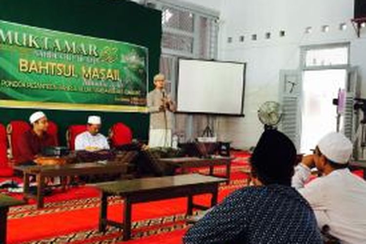 Forum Bahtsul Masail Muktamar NU ke-33 di Ponpes Bahrul Ulum Tambak Beras, Jombang.