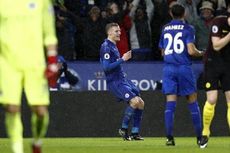 Vardy Cetak 3 Gol, Leicester Kalahkan Manchester City 