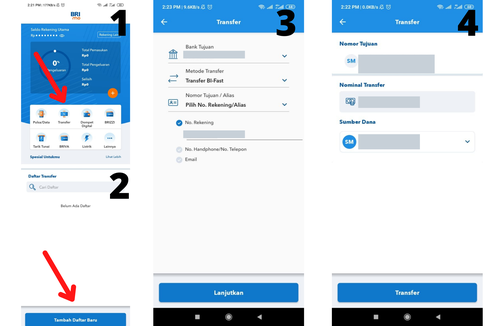 Cara Transfer BI Fast lewat BRImo Mudah dan Murah