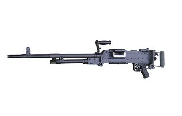 Senapan mesin varian SM2 V2 Kaliber 7,62 mm buatan BUMN PT PIndad (Persero).