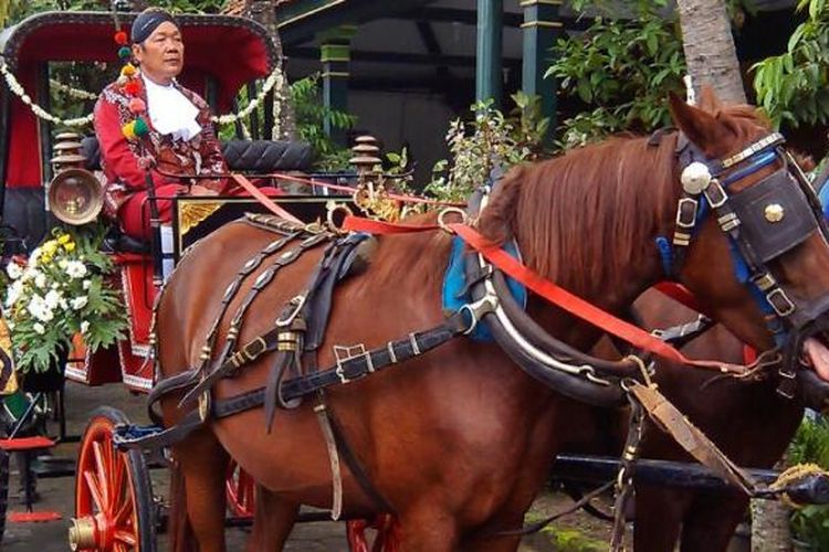 Kereta Kencana di Yogyakarta.