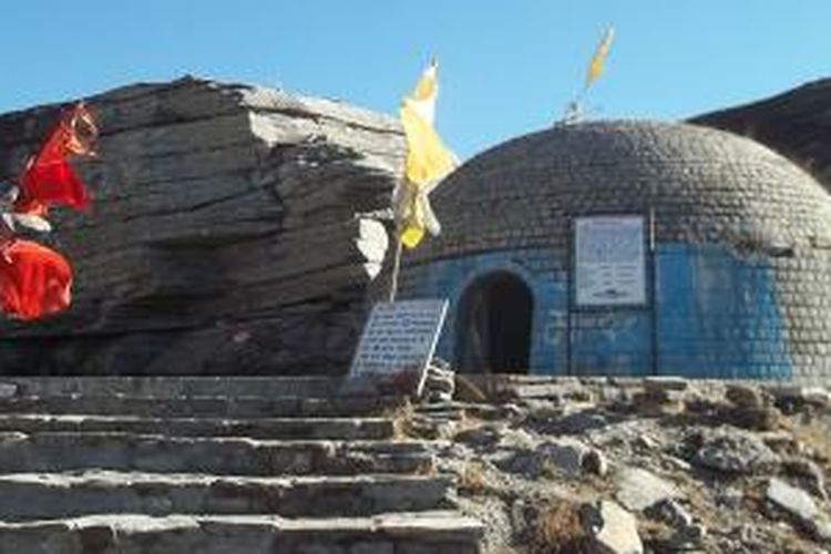 Beas Temple di puncak Rohtang La, India.