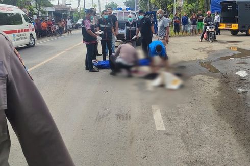 Tergelincir Saat Hendak Menyalip, Kakek di Nganjuk Tewas Terlindas Truk Gandeng