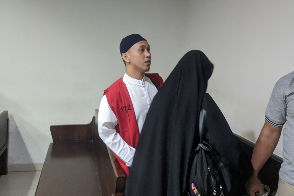 Sidang kasus pria yang ancam penggal kepala Jokowi di Pengadilan Negeri Jakarta Pusat yang kembali di tunda, Kamis (13/2/2020)