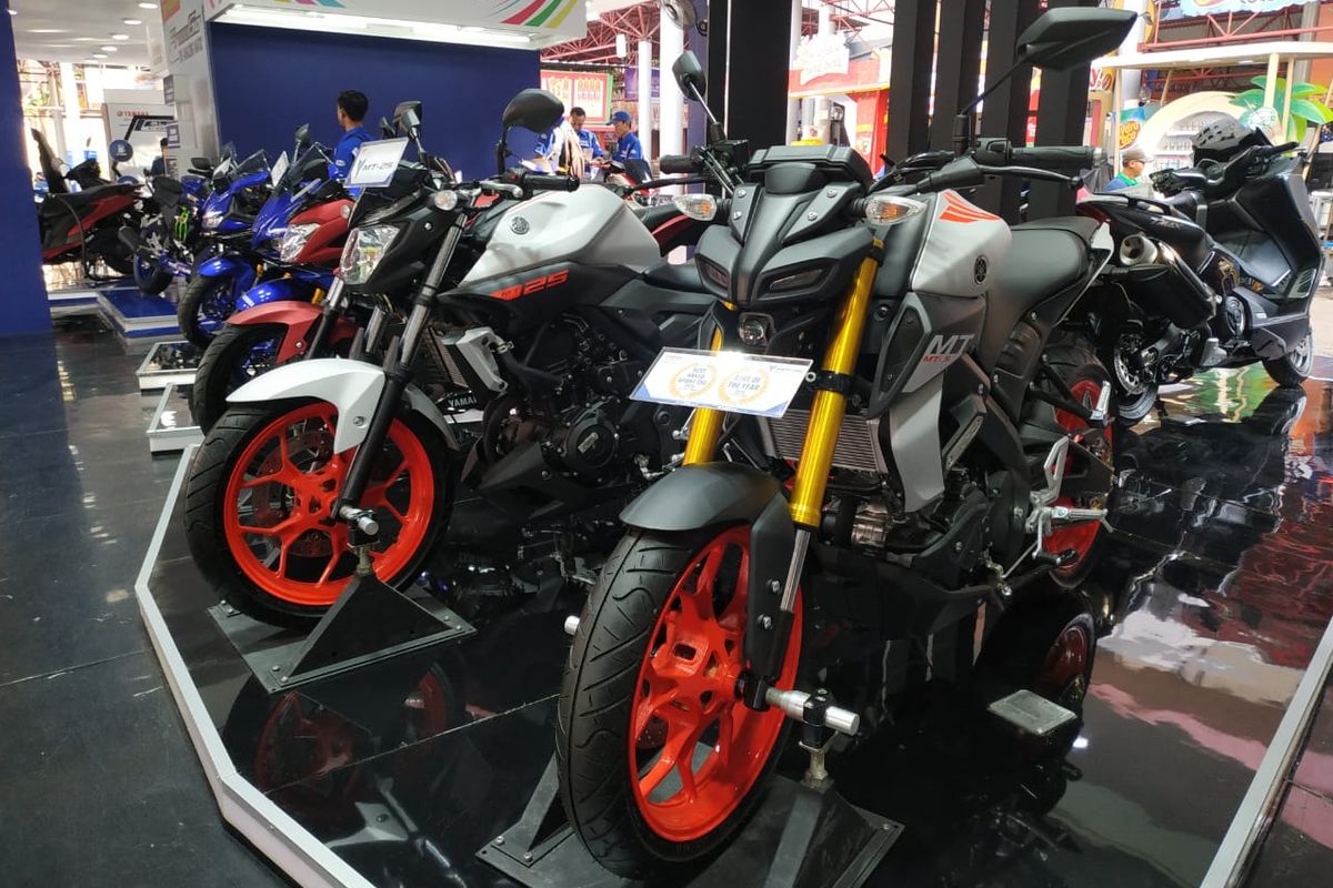 Yamaha MT-15 di Jakarta Fair Kemayoran 2019
