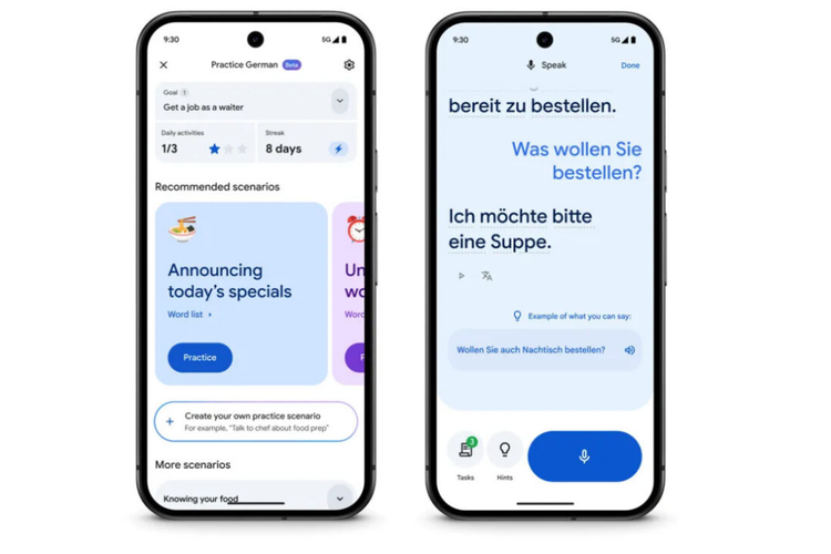 Fitur pembelajaran di aplikasi Google Translate mendapat peningkatan yang lebih baik.  