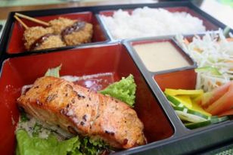 Salmon Butteryaki Bento