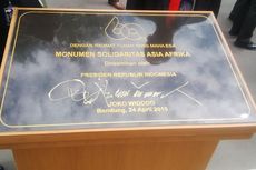 Jokowi Resmikan Monumen Solidaritas Asia Afrika