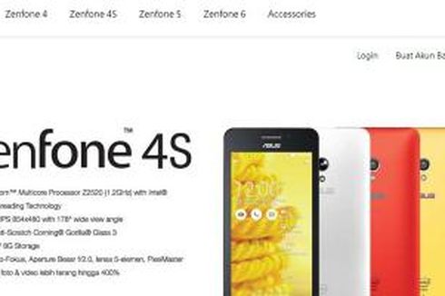 Android Zenfone Bisa Dibeli di Asus Store Indonesia
