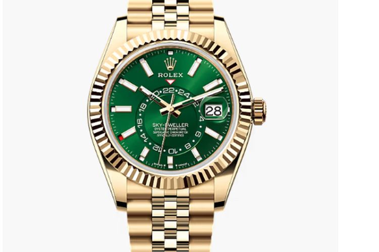 Sky-Dwellers Solid Gold Yellow Gold yang termasuk Rolex termahal tahun 2025.