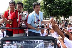 Juara Dunia Disambut Hangat di Purwokerto