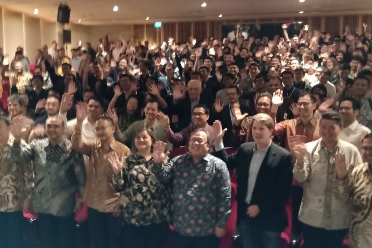 Menristek dan Kepala BRIN Bambang Brodjonegoro hadir dalam wisuda angkatan kedua program Apple Developer Academy, Selasa (14/1/2020) di BSD, Tangerang Selatan.