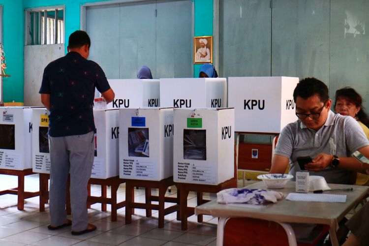 Ilustrasi Pemilu, tempat pemungutan suara (TPS).