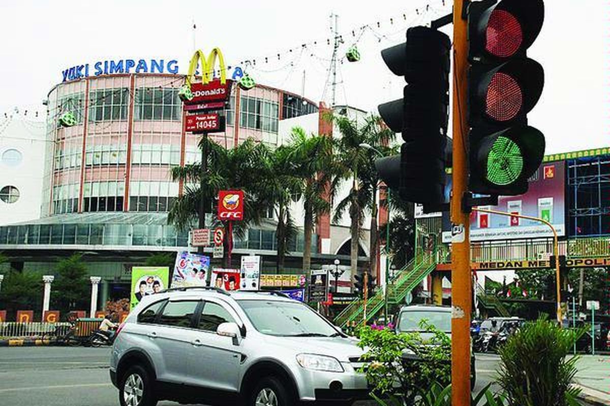 Ilustrasi lampu lalu lintas