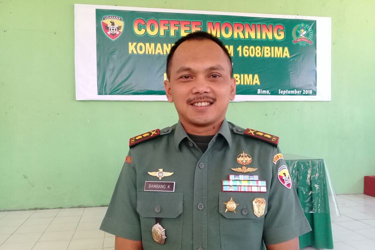 Dandim 1608 Bima Letkol Inf Bambang Kurnia Eka Putra