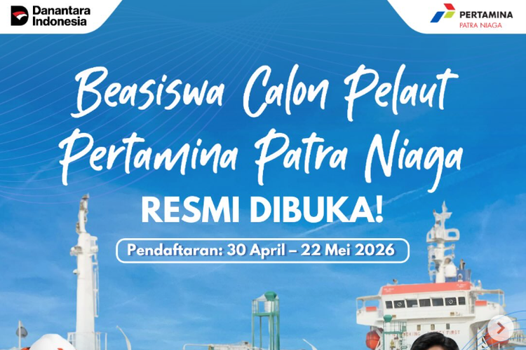 Beasiswa Calon Pelaut Pertamina Dibuka, Ada Uang Saku dan Biaya Hidup